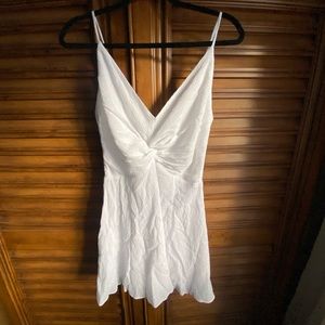 Abercrombie white mini dress